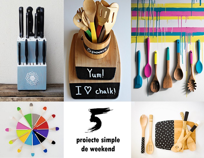 ustensile bucatarie colorate